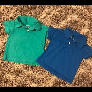 Boys 3-6m Polo Shirts -set of 2